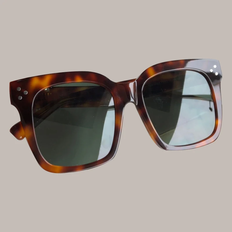 No2 Sunglasses Негабаритные Квадратные Солнцезащитные очки для женщин высокого качества ретро очки красочная рамка солнцезащитные очки Винтажные Солнцезащитные очки Летний стиль - Цвет линз: No2 Sunglasses