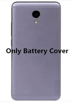 AAA качественный корпус батареи для Meizu M5 Note Задняя крышка батареи чехол объектив камеры задняя крышка для M621 - Цвет: Grey