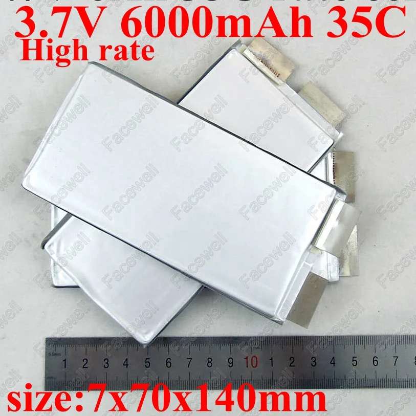 Литиевый аккумулятор 35C 3 7 в 6000 мА · ч 30 А 4 шт.|battery 30a|battery arc toys |