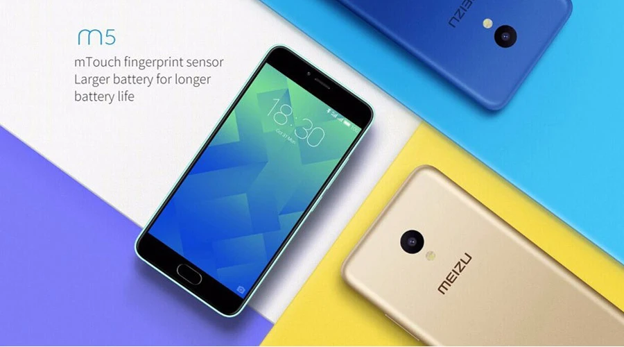Оригинал Meizu M5 MTK MT6750 Octa core 2 ГБ Оперативная память 16 Встроенная мобильного