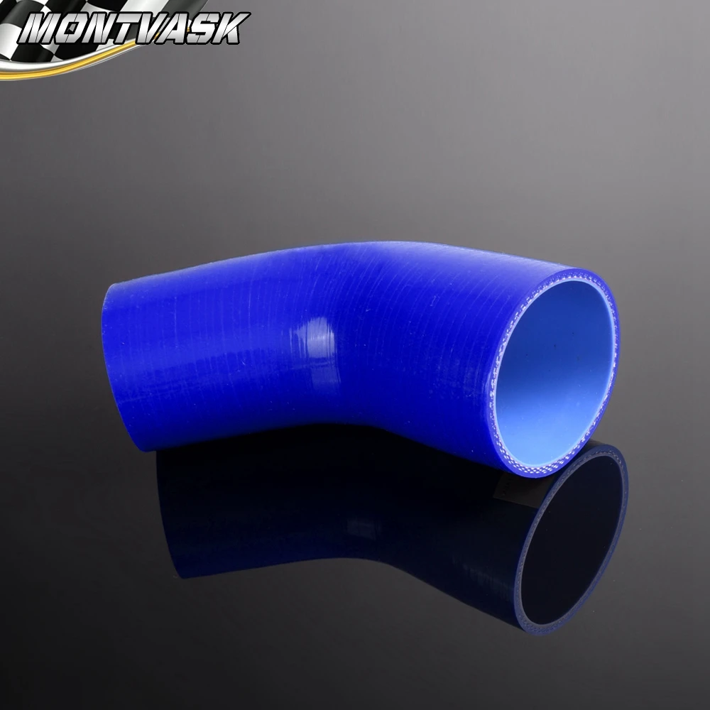 Бесплатная доставка Силиконовые ШЛАНГИ 45 градусов Редуктор Локти шланг 80 мм 76 3 1/8