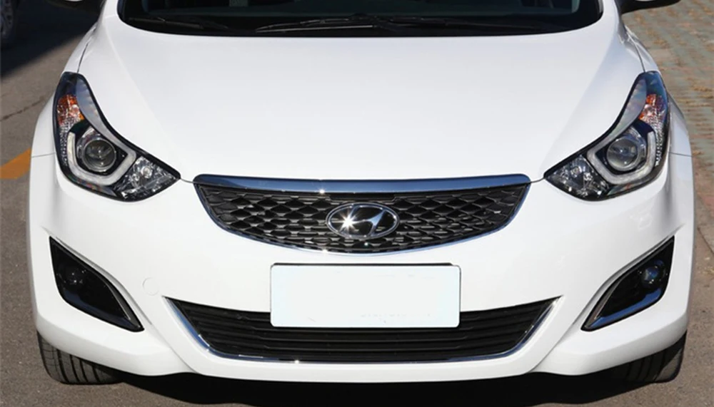 Для hyundai Elantra 2012 2013 Автомобильные фары прозрачные линзы Авто оболочка Крышка водителя и пассажира сторона