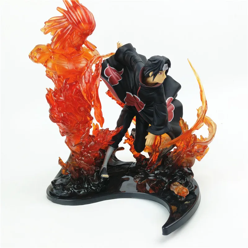 Наруто ПВХ фигурка Zero Uchiha Itachi Fire Sasuke Susanoo Какаши Минато Kurama отношение Madara Senju Hashirama игрушки