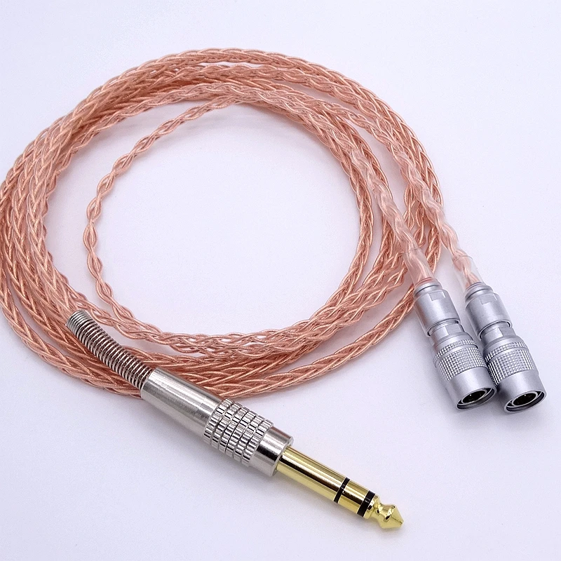 8 ядер 1 м Улучшенная гарнитура для наушников PCOCC медный кабель Замена провода Mr