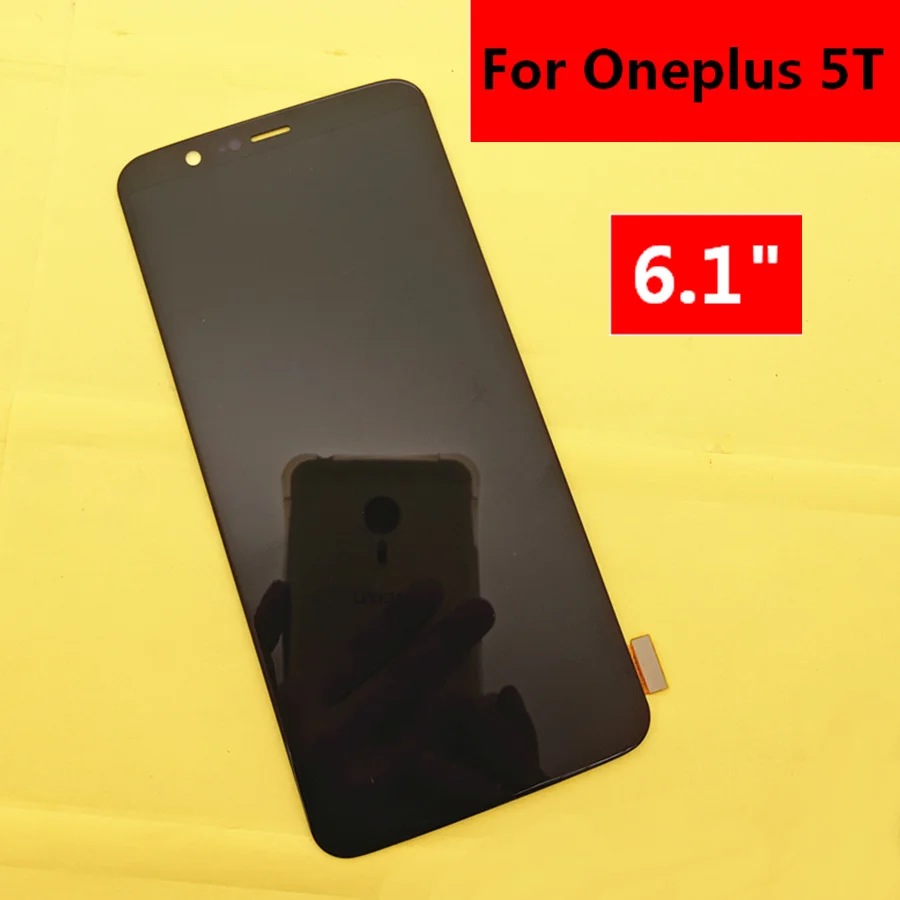 Для Oneplus 5 A5000 ЖК дисплей Дисплей + кодирующий преобразователь сенсорного экрана в