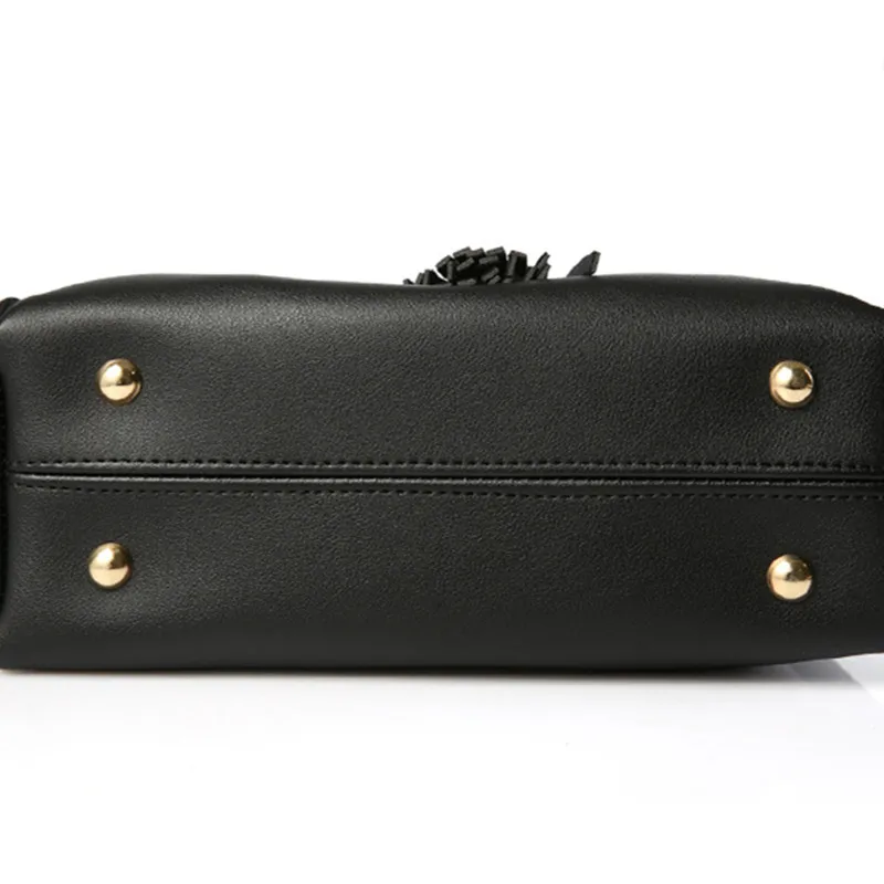 Женские сумки на плечо YINGPEI мягкие повседневные с кисточками и верхней ручкой