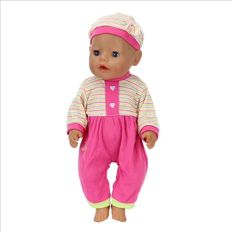 Born New Baby Fit 17 дюймов 43 см кукольная одежда Кукла цельная одежда сова маленький белый кролик ночная рубашка аксессуары для ребенка подарок
