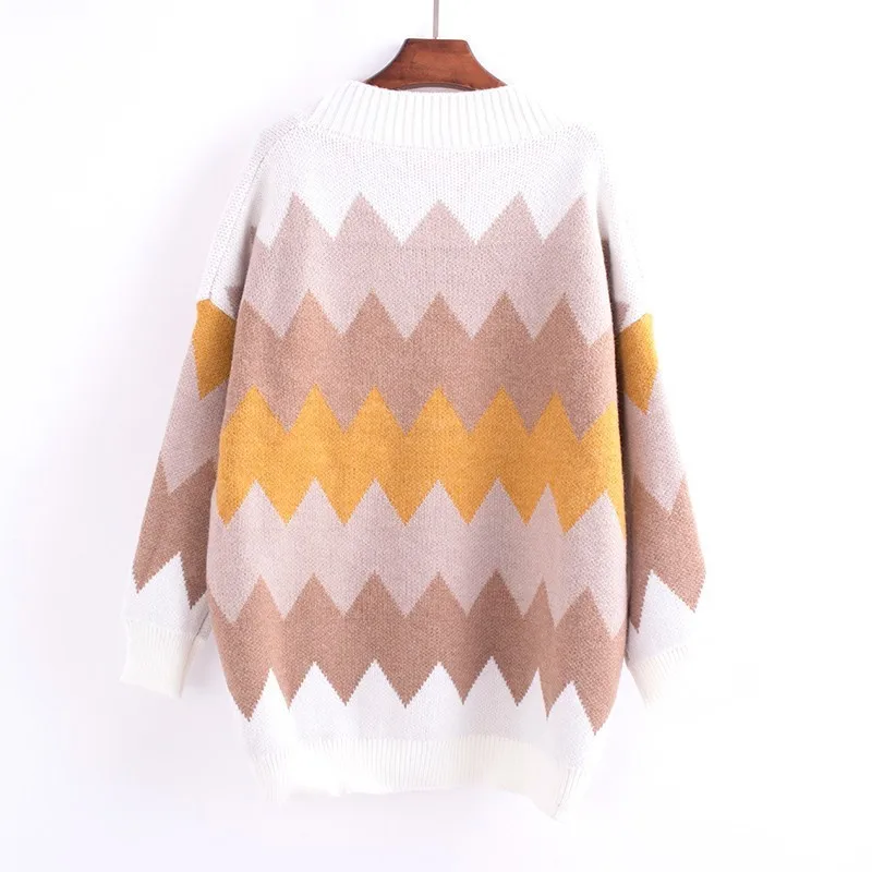 Olgitum 2019 Осень Новый корейский свежий яркий цвет соответствующие волны Кнопка