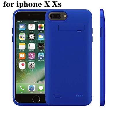 for iPhone X Xs Нэн 5200 мАч Горячие батарея зарядное устройство чехол для Iphone 6 6s 7 8 чехол 6200 для Iphone X Xr Xs Max внешний запасные аккумуляторы телефонов Pack - Цвет: for iPhone X Xs