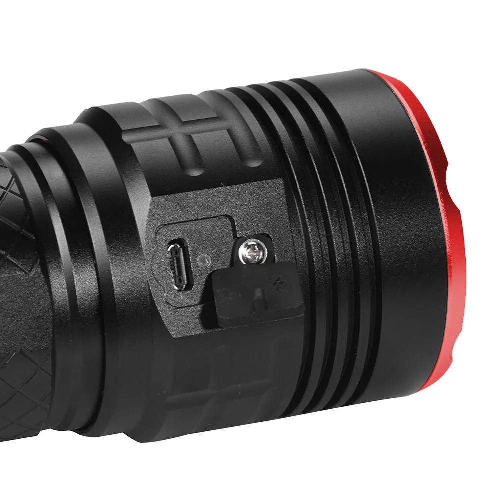 ISHOWTIENDA SupwildFire 7 x XM-L T6 светодио дный Мощность цифровой Дисплей Охота фонарик с Перезаряжаемые Батарея для кемпинга# G30