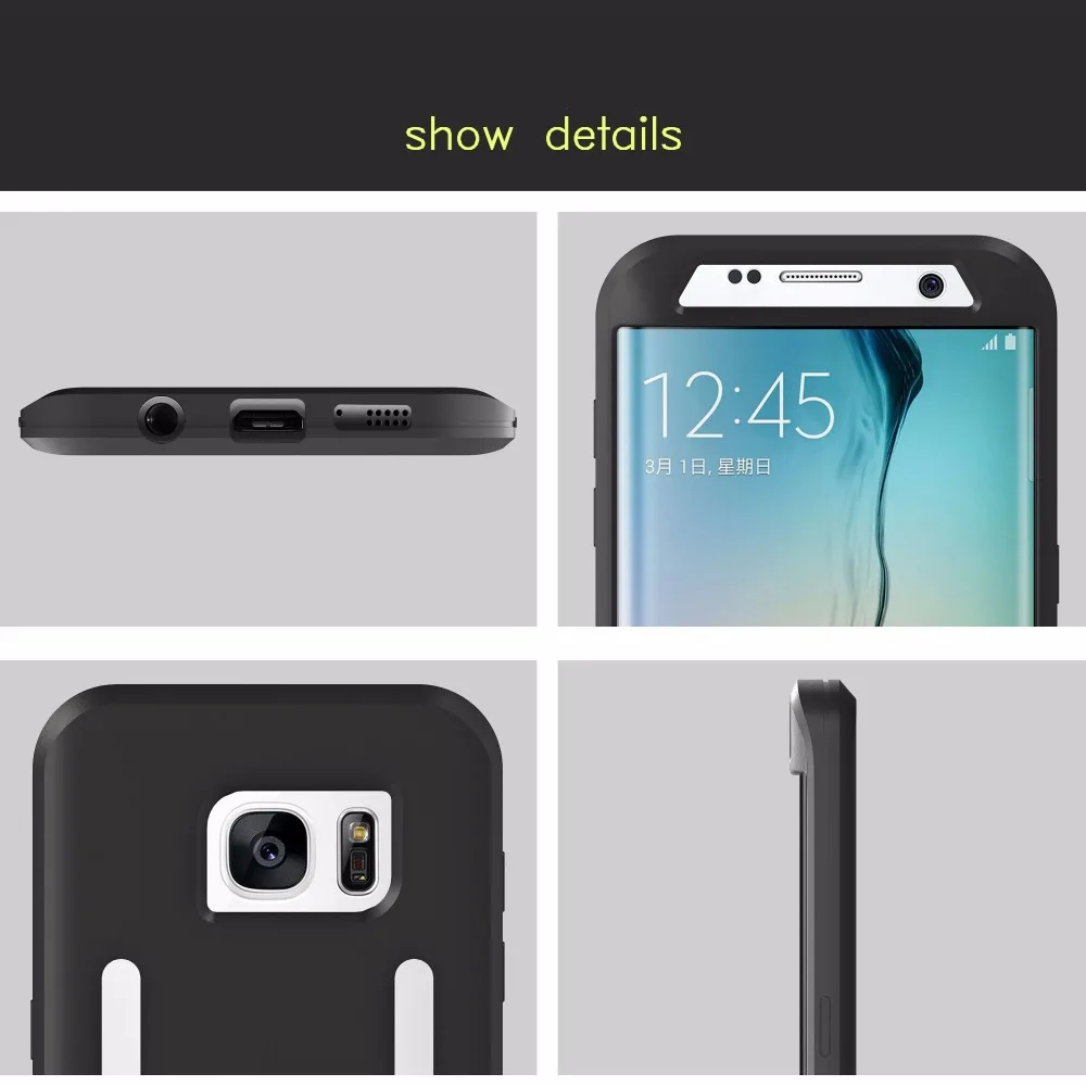 Sport Running Arm belt TPU phone case For Samsung Galaxy S7 S7edge shockproof Anti-fall Cases Note 7 |