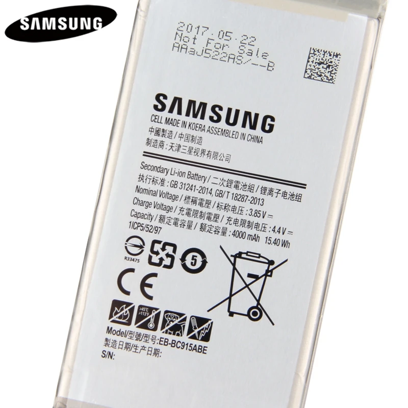 Оригинальная батарея для телефона оригинальная запасная Samsung Galaxy C10 C9150 4000 мАч |