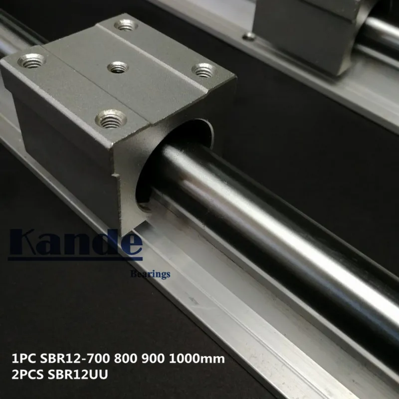 Линейная направляющая 12 мм SBR12 600 650 700 800 850 1 шт. линейная + 2 SBR12UU блоки для