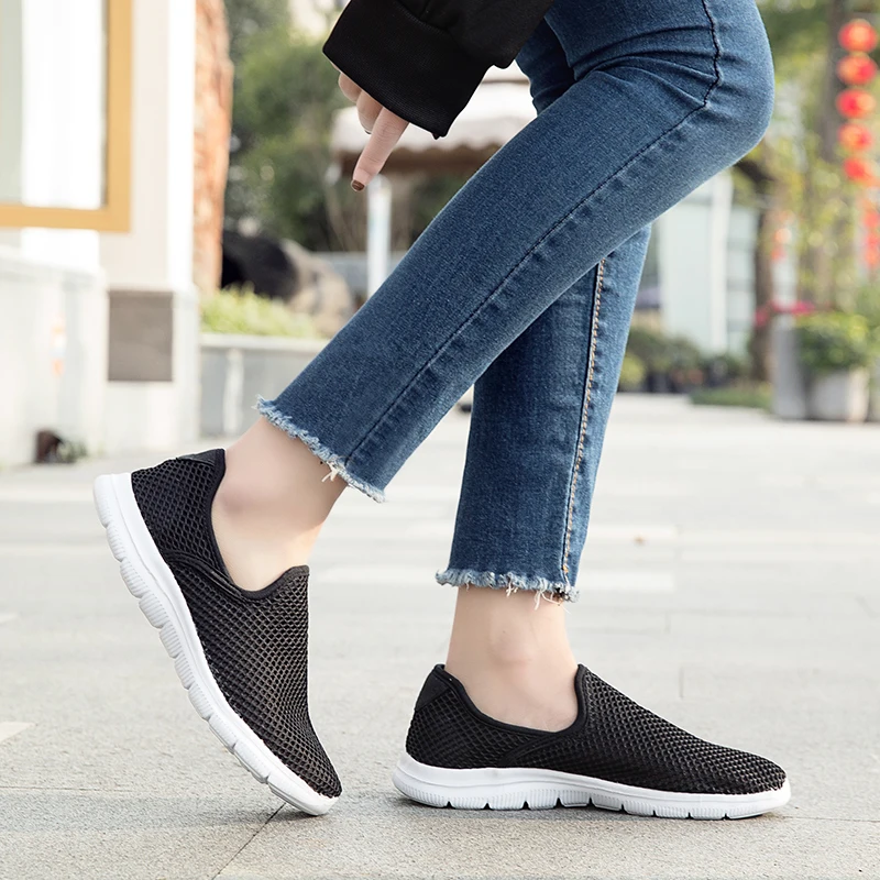 Женские теннисные туфли дышащая Спортивная обувь для тренажерного зала