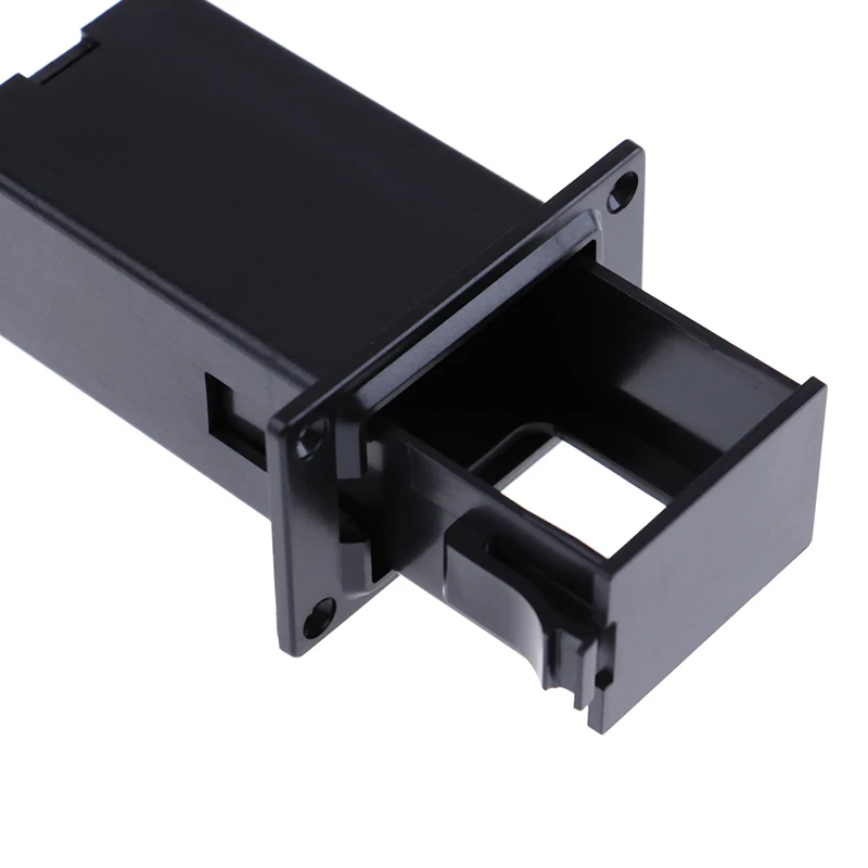 Отсек гитарная крышка Бас Пикап батарея черный держатель Чехол Коробка|Детали и