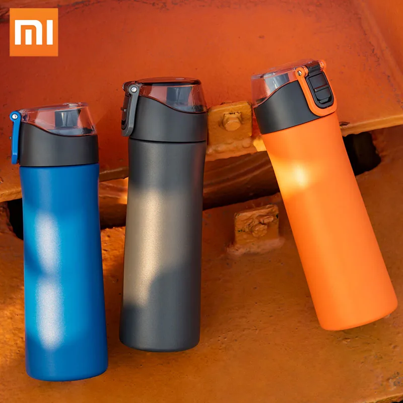 Оригинальная Xiaomi mi jia VIO mi, вакуумная колба из нержавеющей стали, 24 часа, «Умная» бутылка для воды, термос с одной рукой