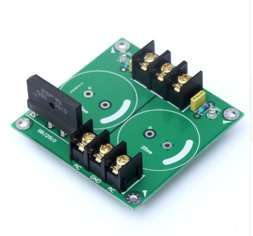

High power amplifier single bridge rectifier filter power supply board