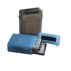 Портативный цветной пластиковый чехол для жесткого диска Поддержка 2 шт. 2,5 дюймовых жестких дисков 2,5 дюйма держатель для жесткого диска SSD HDD коробка