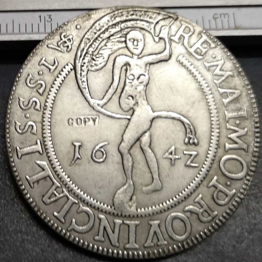 Либск Кристиан IV (тип 2) серебряная монета с покрытием Дания 8 Skilling 1642|Безвалютные