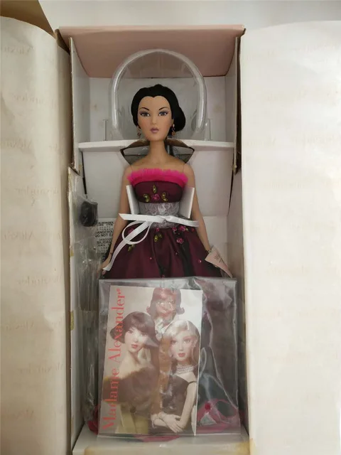 40 см, Ограниченная Коллекция, винтажная кукла, кукла, девочка, кукла, игрушка для детей, подарок на день рождения - Цвет: Бургундия