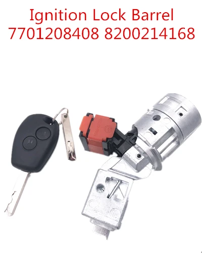 Замок зажигания ствол стартер переключатель + ключ для Renault Vauxhall Fiat 2005 2012 7701208408
