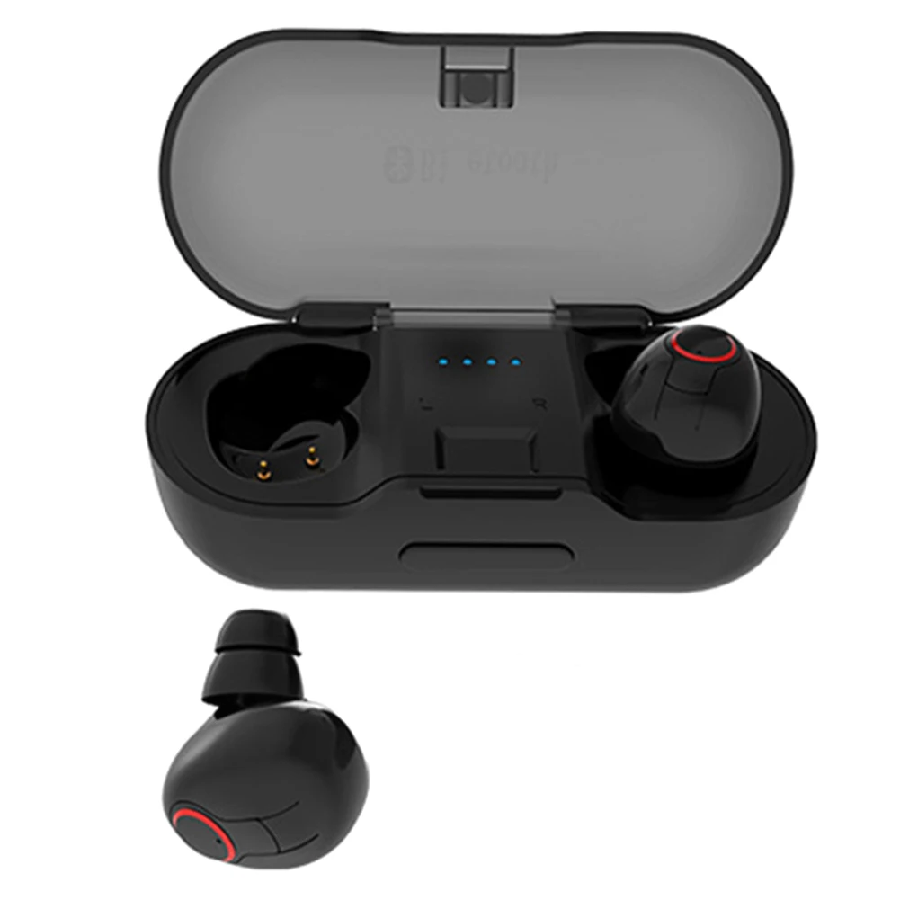 Bass Наушники Bluetooth 5 0 Спортивная гарнитура зарядный чехол Handsfree Беспроводные