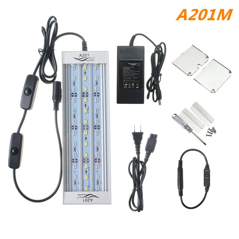 Chihiros 12Вт 20 см светодиодный аквариумный светильник светодиодный Grow светильник 36SMD 1400LM 5 цветов светодиодный водные аквариумные аквариум лампа коралловый лампа