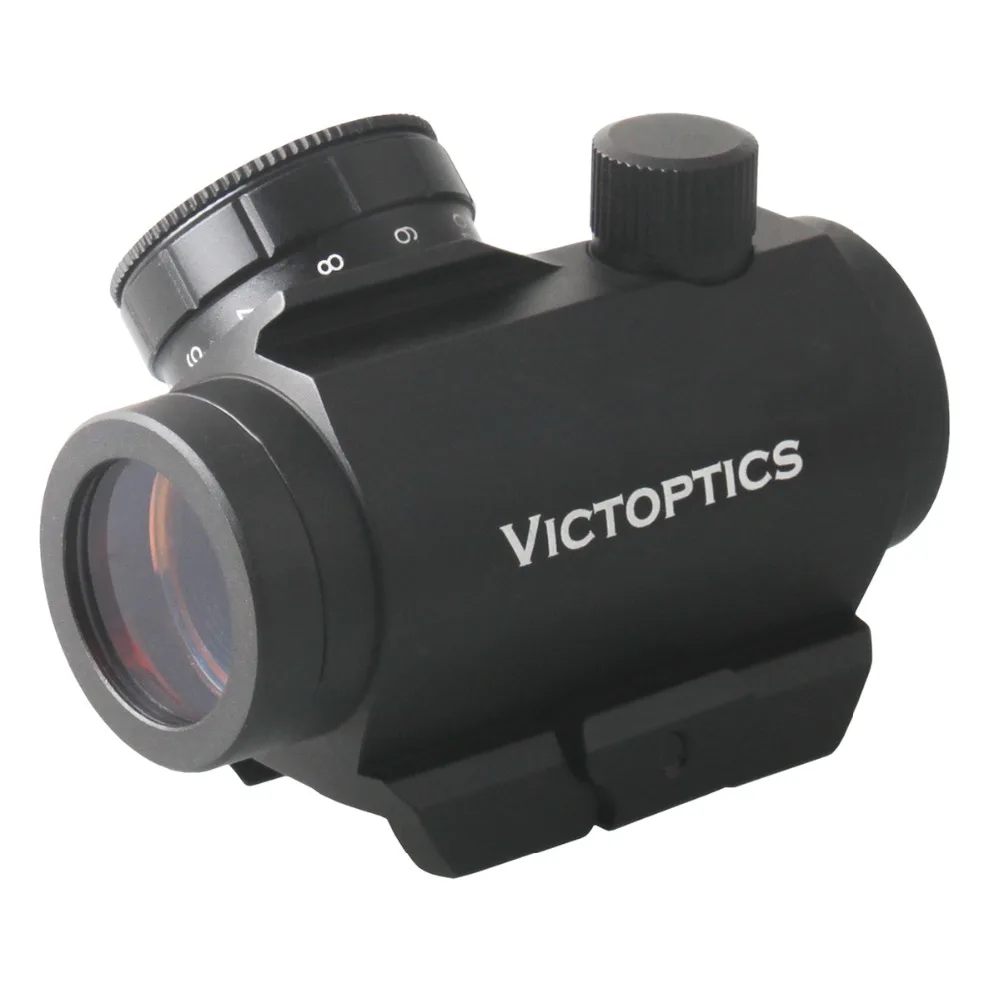 VictOptics 1x22 охотничий прицел с красной точкой Коллиматор для охоты AR15 .223 5 56 мм
