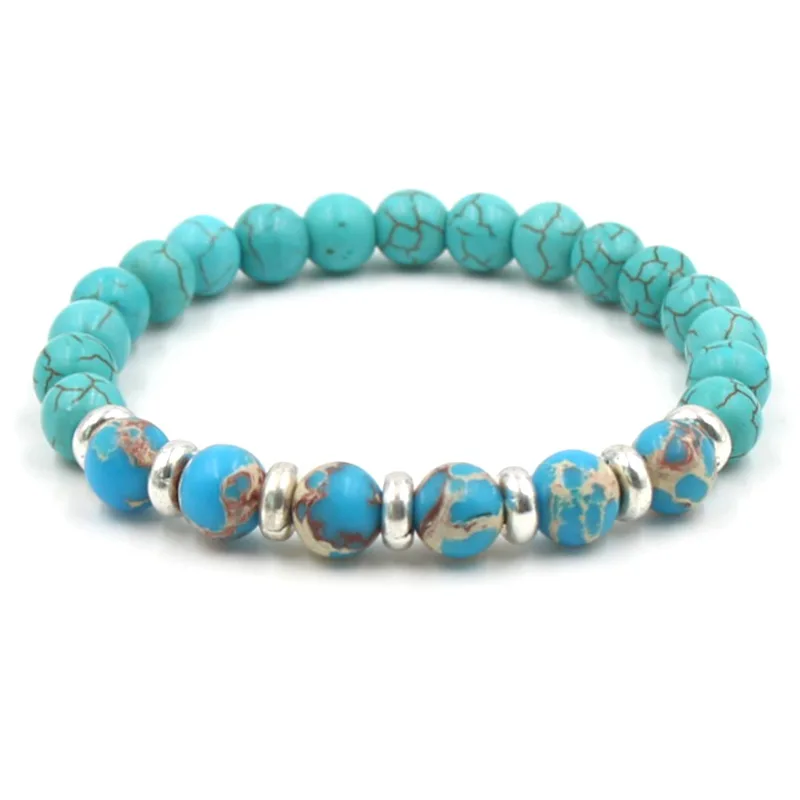 

Newst Fashion Style Beaded Bracelet Jewelry Reiki Buddha Prayer Natural Stone Yoga Bracelets For Women Armbanden Voor Vrouwen