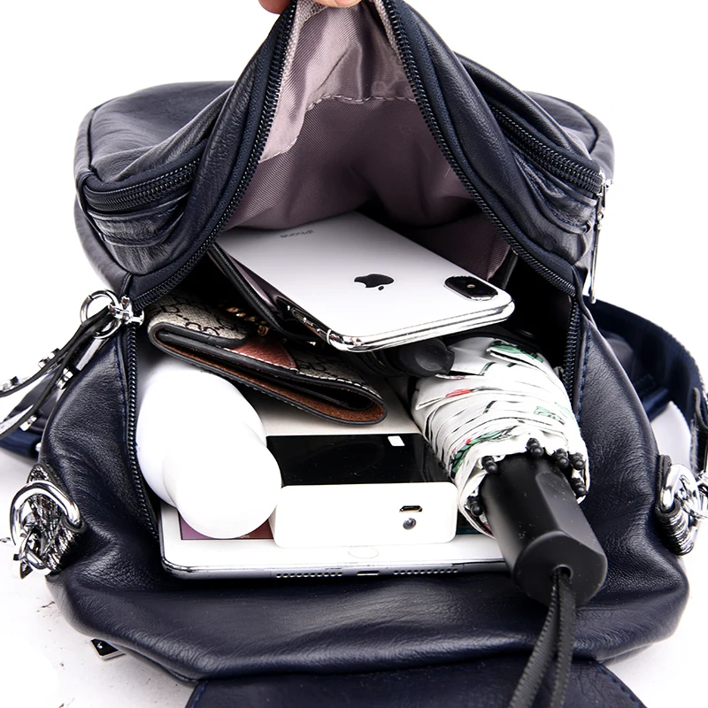 Women's Embroidered Backpack Women's Sequins Travel Backpack Women's Diamond Studded Backpack Mochilas Shoulder Bags School bag