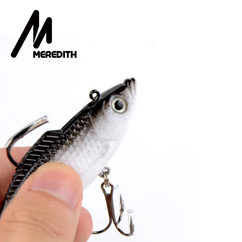 MEREDITH 4 72 дюйма джиг головки с длинным хвостом плавающие приманки для ловли рыбы