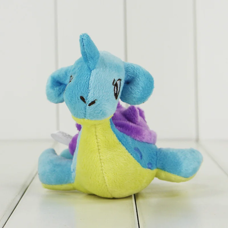 12cm Larpras Аниме милый плюшевый драгонайт игрушка белки Bulbasaur чармандер Чаризард Lugia Mudkip Licario Lapras Totodile кукла - Цвет: 12cm Larpras