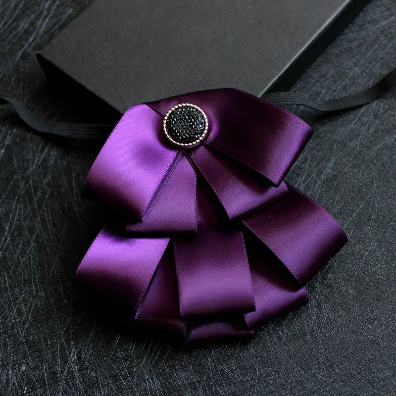 Handmade Bow Tie Мужской женский свадебный шейный воротник рубашка лента галстук-платок роскошный банкетный галстук Стразы сплав кристалл галстуки-бабочки аксессуары - Цвет: Handmade Bow Tie