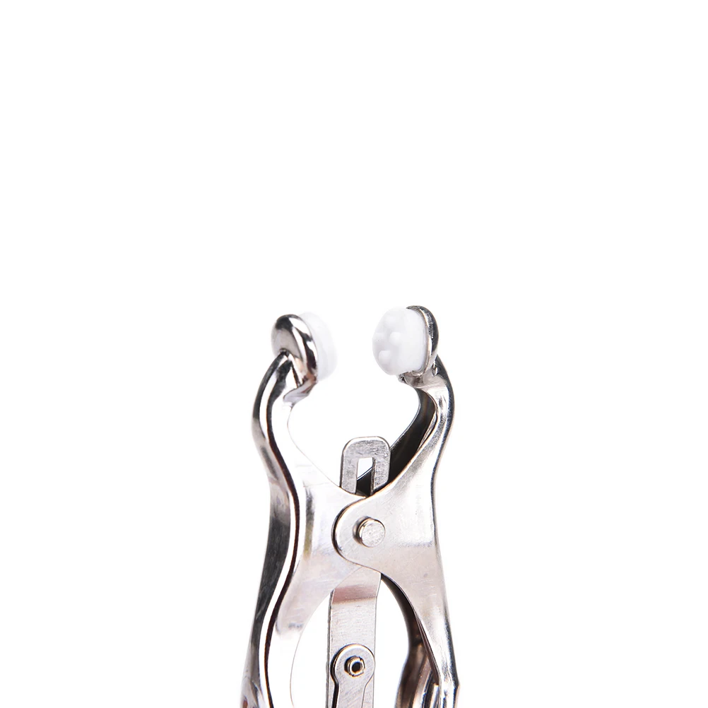 Секс игрушки Регулируемый нержавеющий БДСМ соска влагалищные зажимы страпон