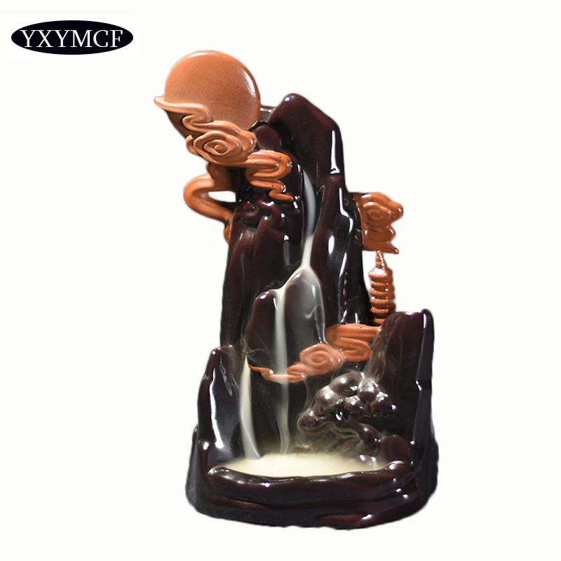 F Новая горелка для благовоний с обратным потоком облака погоня за луной