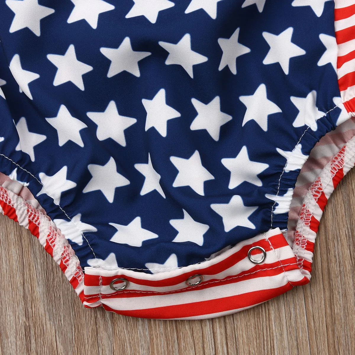 Одежда для маленьких девочек 4 июля кружевной комбинезон с оборками американский