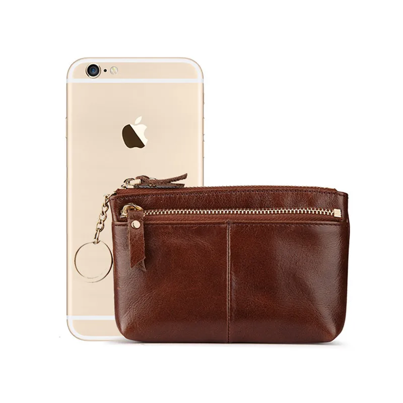 Мужской повседневный кошелек из натуральной воловьей кожи Винтажный дизайн