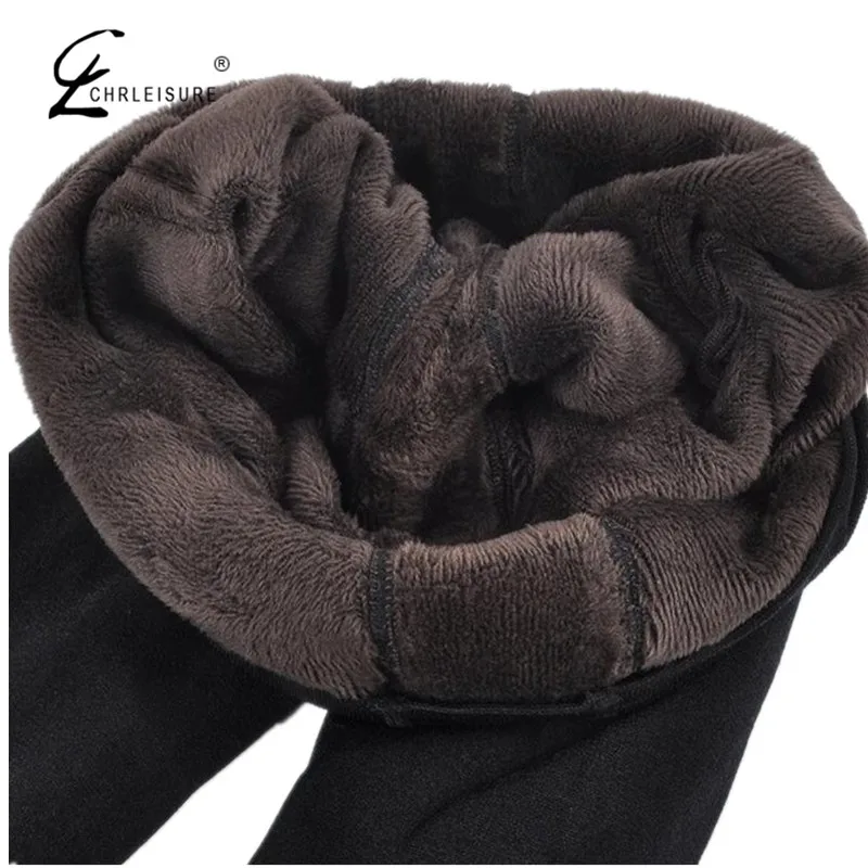 CHLEISURE зимние теплые бархатные леггинсы женские с высокой талией Толстые Леггинсы