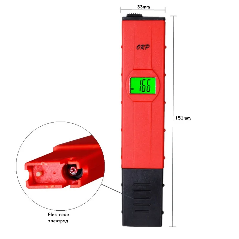 Портативный промышленный и лабораторный Анализатор воды ОВП метр лечение