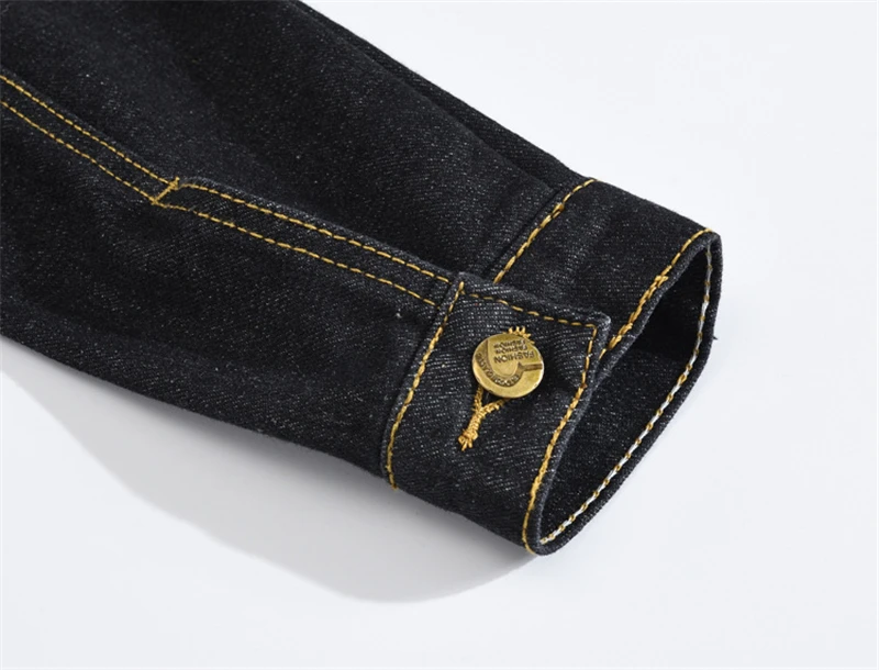 

2019 New Cotton Casual Denim high-grade jackets Men's Ripped Slim Fit fashion Jacket Waistcoat Jean top Coat Male Cowboy clothes
