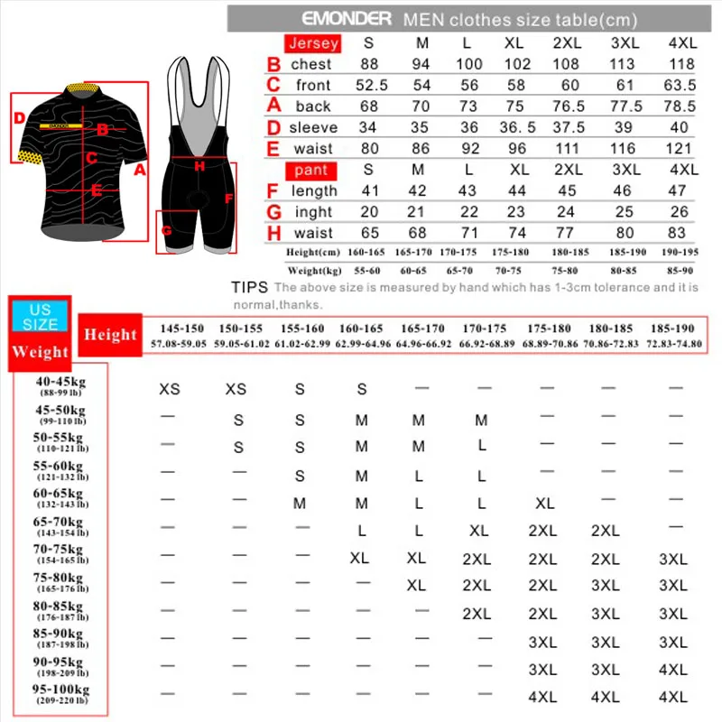 Emonder cycling jersey set short sleeve men 2019 Pro Team Bicycle Cycling Clothing Sets Summer | Спорт и развлечения