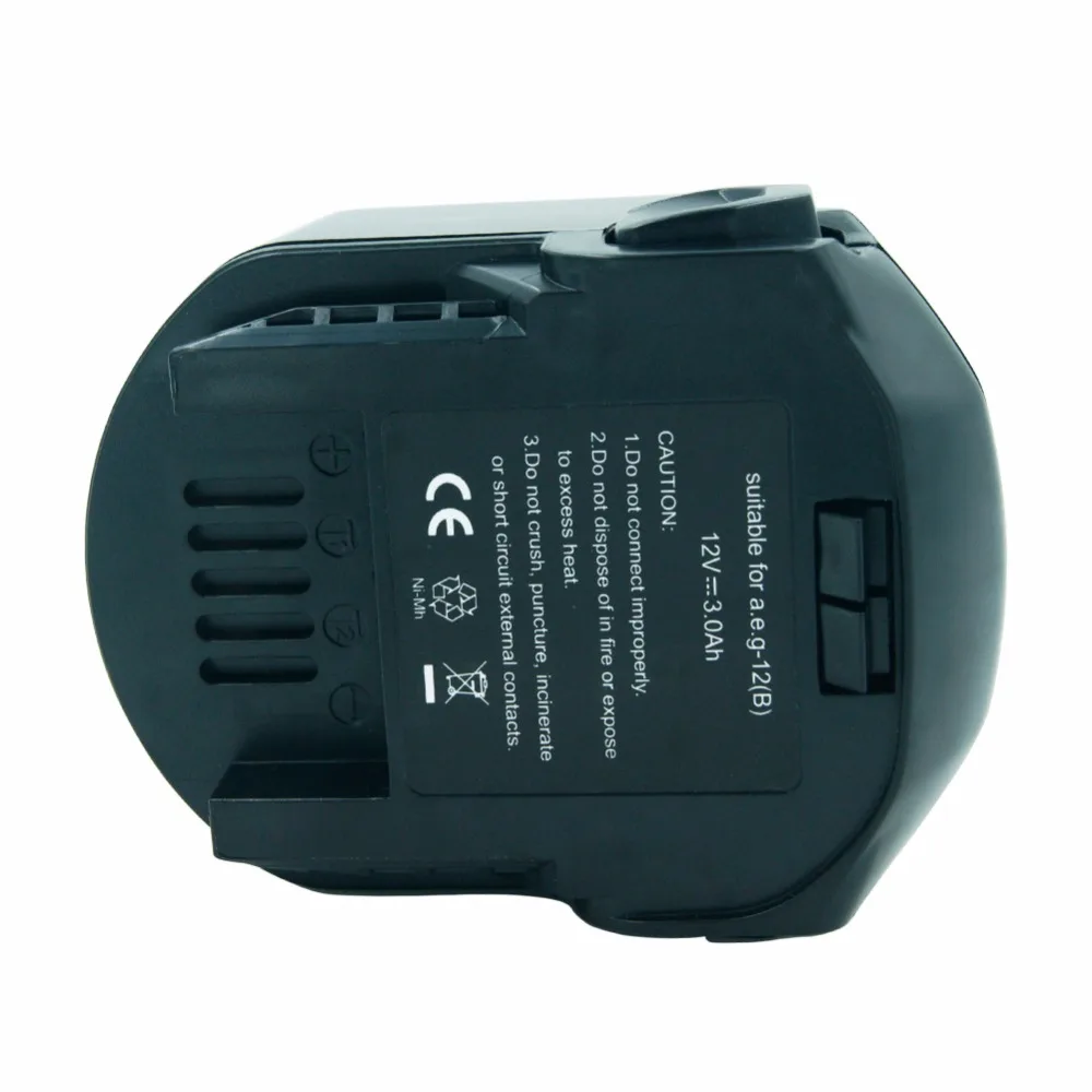 Ni-MH 3000 мАч Новый Сменный аккумулятор для электроинструмента AEG/Ridgid B1220R B1214G B1215R M1230R