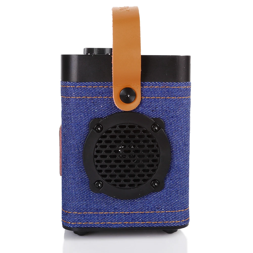 Instabox P70 джинсовый портативный ковбойский холст Bluetooth FM радио USB TF с супер басами