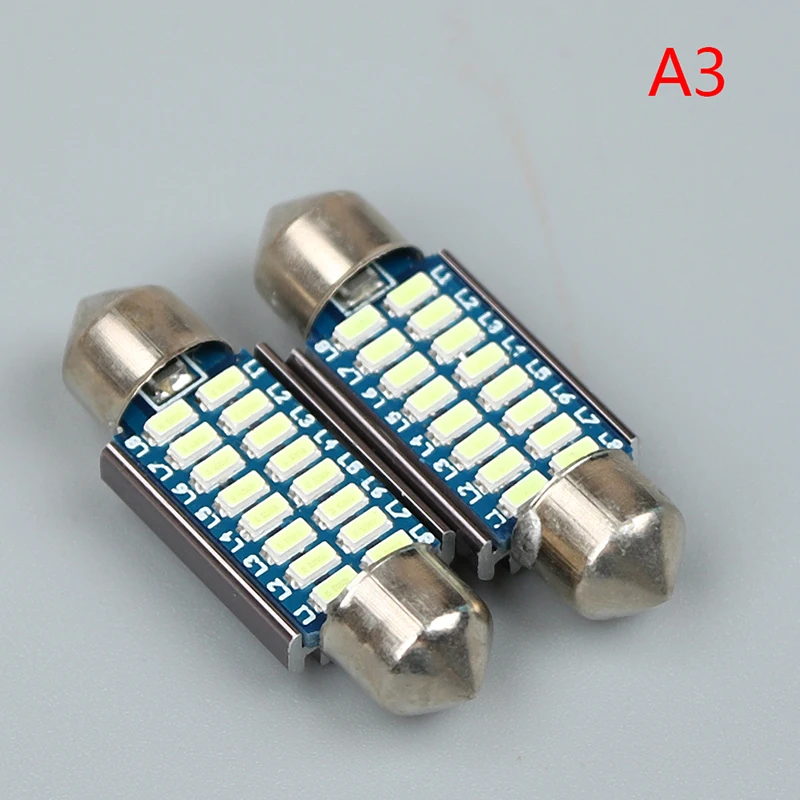 39mm WT 2 шт. SV8, 5 C10W C5W Led 3014 SMD 12V лампа освещения автомобиля купольная лампа 31 мм/36 мм/39 мм/42 мм Canbus Led Festoon - Испускаемый цвет: 39mm WT