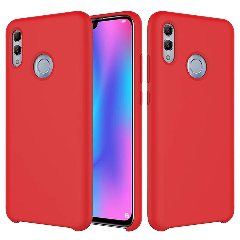 Red Жидкий силиконовый чехол GKK для huawei P Smart Z чехол из мягкой шелковистой кожи для huawei Honor 9 10 Lite чехол - Цвет: Red