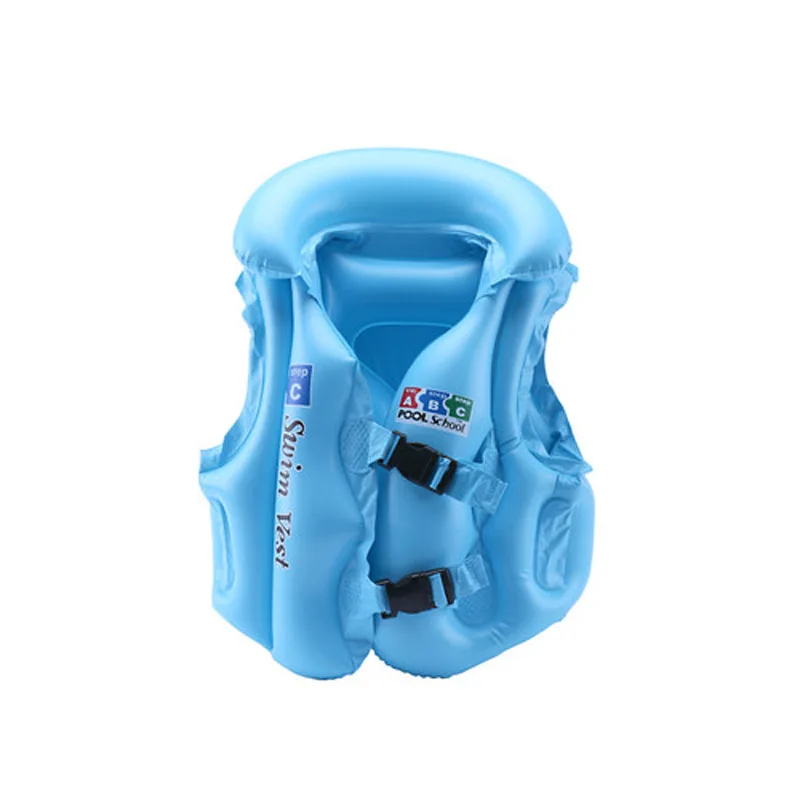 Новый Регулируемый детский надувной спасательный жилет для бассейна Swiwmsuit