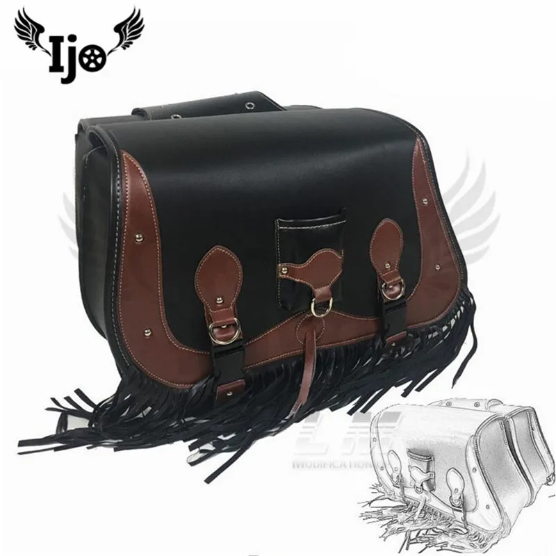 Мотоциклетная седельная сумка maletas для Vespa benelli harley softail mochila moto мотоциклетная на