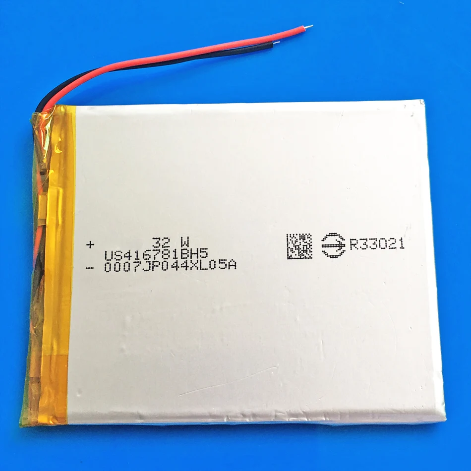 5 pcs 406680 3.7V 3600mAh Lithium Polymer Rechargeable Lipo battery for GPS DVD PAD power bank e-book camera tablet PC laptop |