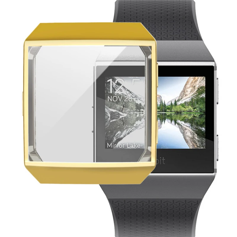 Защитный чехол на 360 градусов для Fitbit Ionic Band, чехол с покрытием, чехол для часов Fit Bit ionic, аксессуары, защитный чехол для экрана