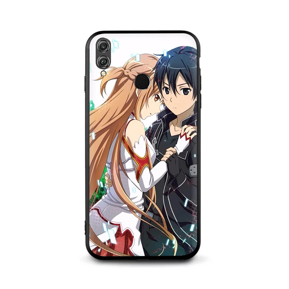 B10 Sword Art Online SAO аниме мягкий чехол для телефона huawei Honor 6A 7A 2GB 3GB 20 Pro 7X8X9X9 10 Lite 7C 8C - Цвет: B10